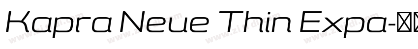 Kapra Neue Thin Expa字体转换